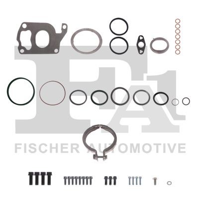 FA1 KT100680: Set montaj, turbocompresor partea de jos, deasupra