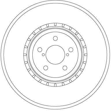 TRW DF6923S: Disco de freno TRW SINGLE Ø: 316mm, ventilado, Ø: 316mm, barnizado