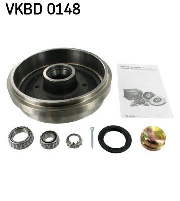 SKF VKBD 0148: Piduritrummel 211mm, koos integreeritud rattalaagriga