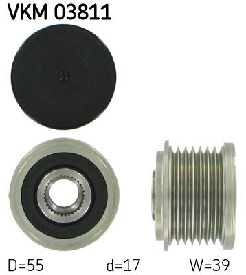 SKF VKM 03811: Generaatori vabakäik