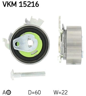 SKF VKM 15216: Rola intinzator, curea distributie cu material de prindere