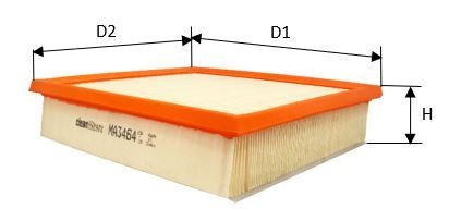 CLEAN FILTER MA3464: Luftfilter