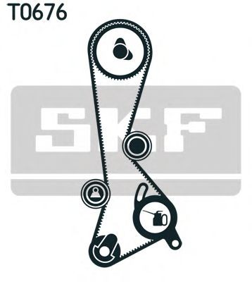 SKF VKMA 91205: Set curea de distributie