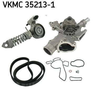 SKF VKMC 35213-1: Pompa apa + Set curea transmisie cu caneluri cu garnituri