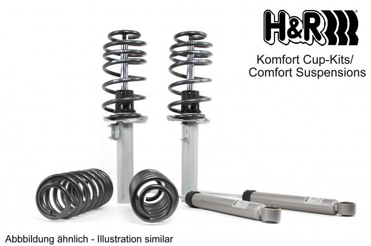 H&R 40485-1: Støddæmpere og fjedre Cup-Kit Comfort-Suspensions foraksel, bagaksel