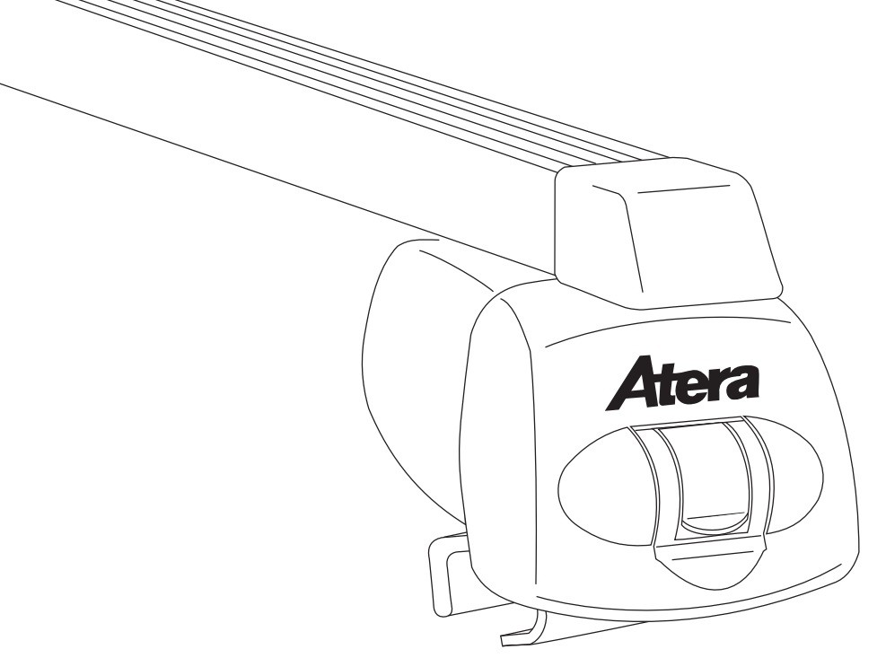 ATERA 044246: Stogo skersiniai Roof Rack type ASS - Steel-Profile SIGNO