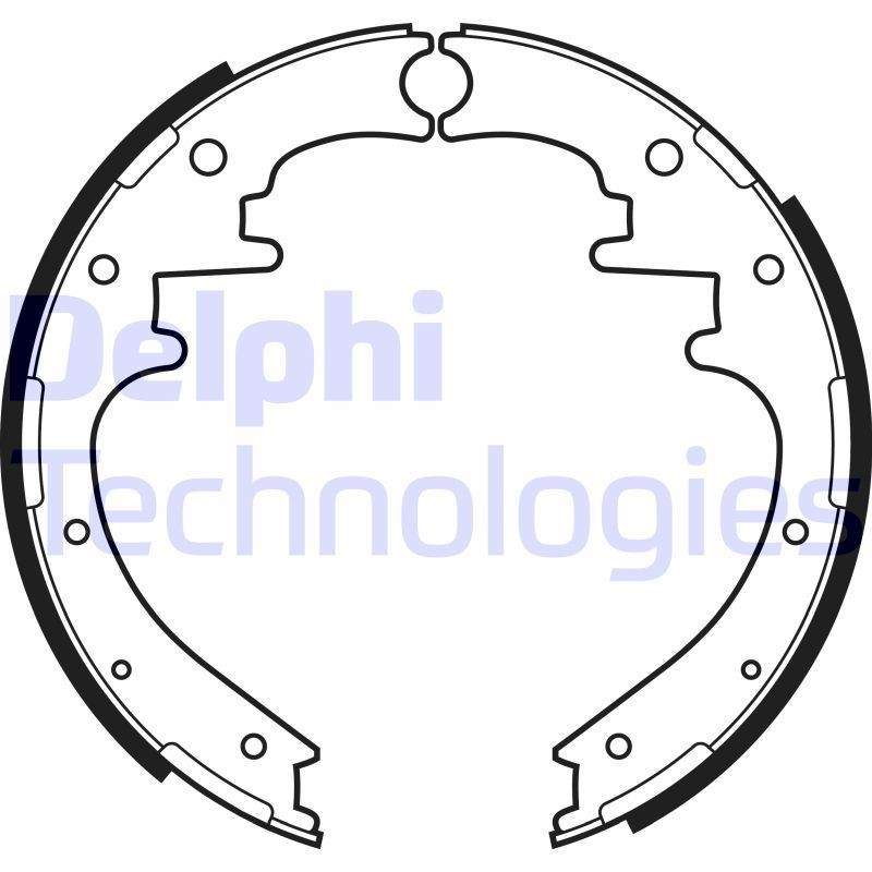 DELPHI LS2160: Piduriklotside komplekt