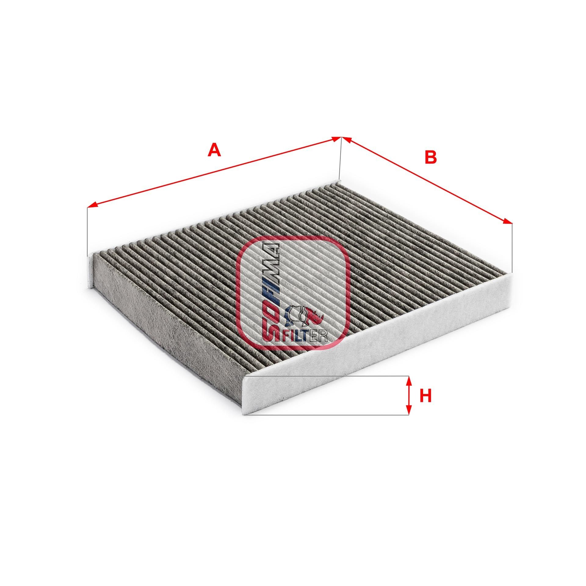 SOFIMA S 4314 CA: Filtrs, Salona telpas gaiss Aktivētās ogles filtrs