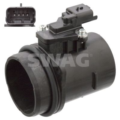 SWAG 62 10 5846: Senzor debit aer cu etansare