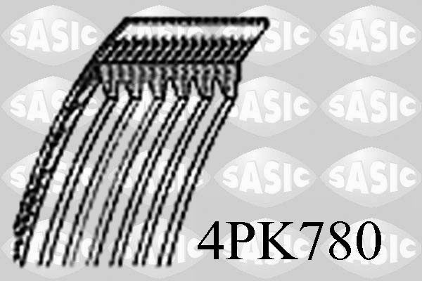 SASIC 4PK780: Soonrihm 780mm, Ribide arv: 4