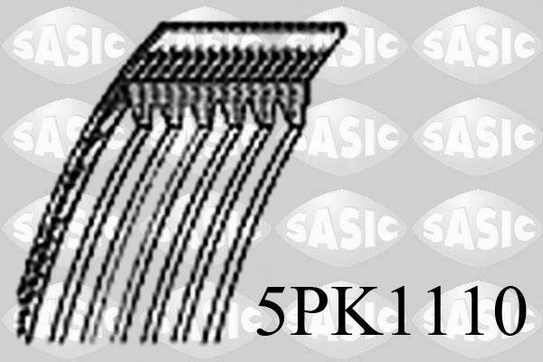 SASIC 5PK1110: Soonrihm 1110mm, Ribide arv: 5