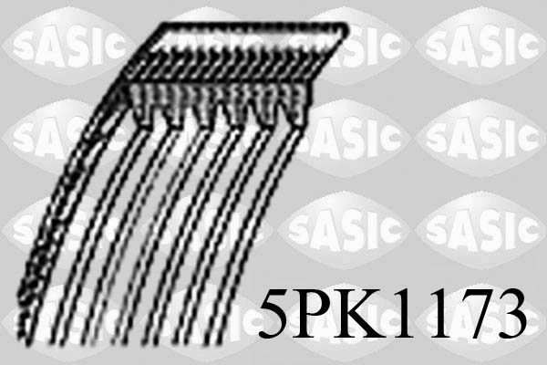 SASIC 5PK1173: Soonrihm 1173mm, Ribide arv: 5