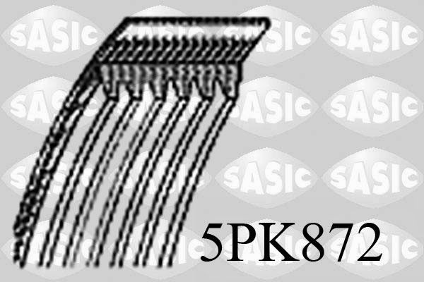 SASIC 5PK872: Soonrihm 872mm, Ribide arv: 5
