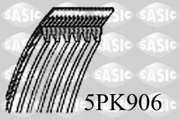 SASIC 5PK906: Soonrihm 906mm, Ribide arv: 5