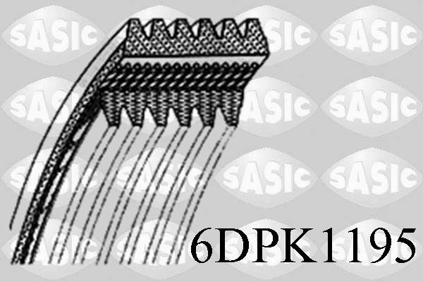 SASIC 6DPK1195: Soonrihm 1195mm, Ribide arv: 6