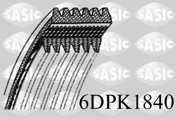 SASIC 6DPK1840: Soonrihm 1840mm, Ribide arv: 6