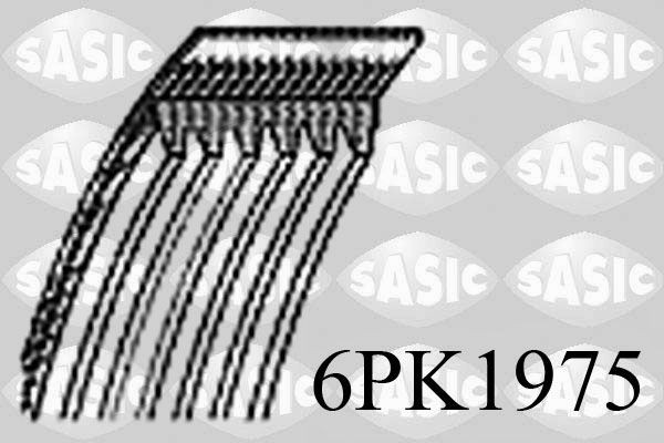SASIC 6PK1975: Soonrihm 1975mm, Ribide arv: 6
