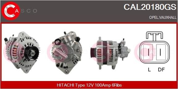 CASCO CAL10547AS: Alternateur Genuine 150A