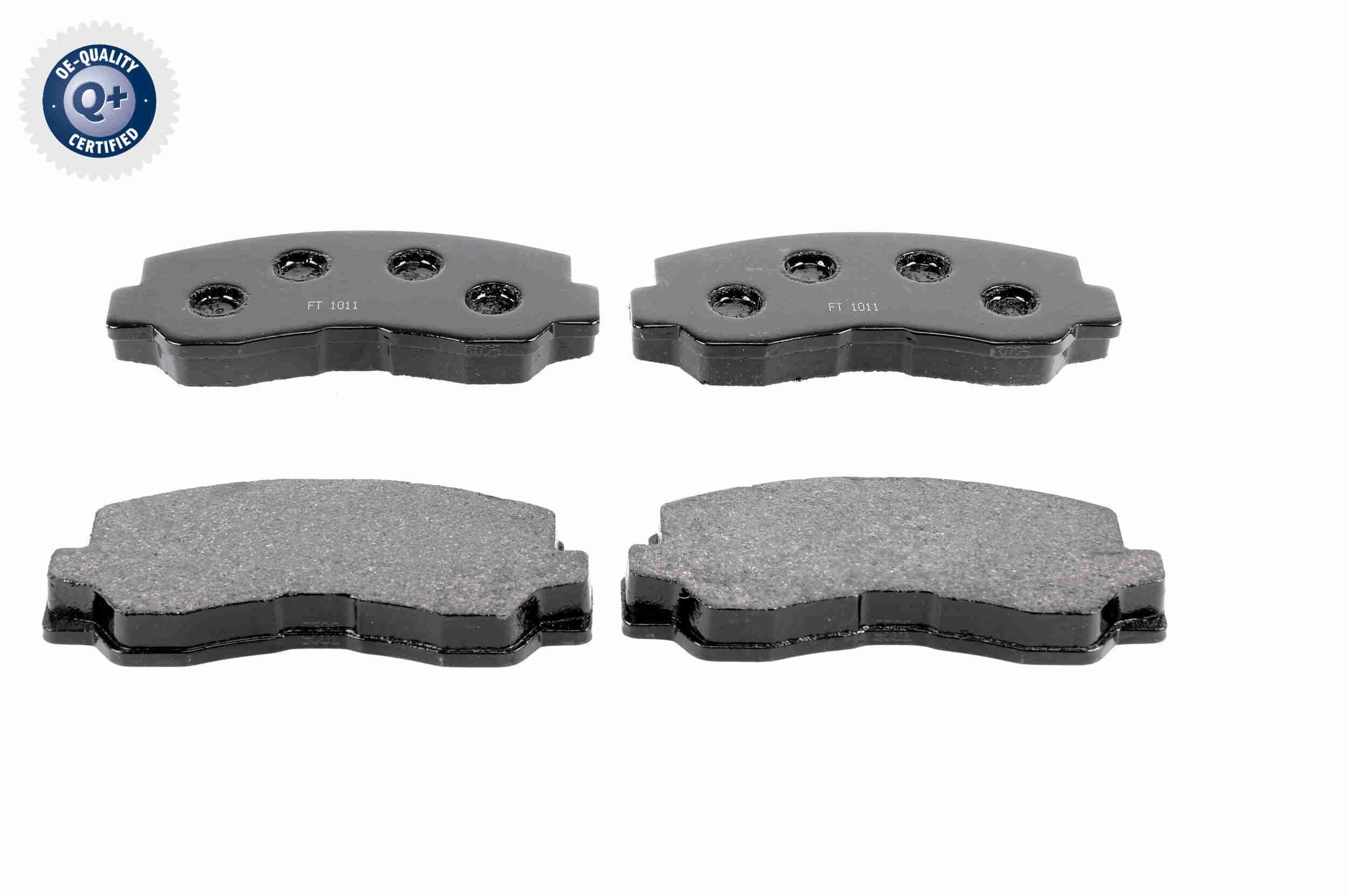 ACKOJA A37-0008: Piduriklotsid Q+, original equipment manufacturer quality Esisild