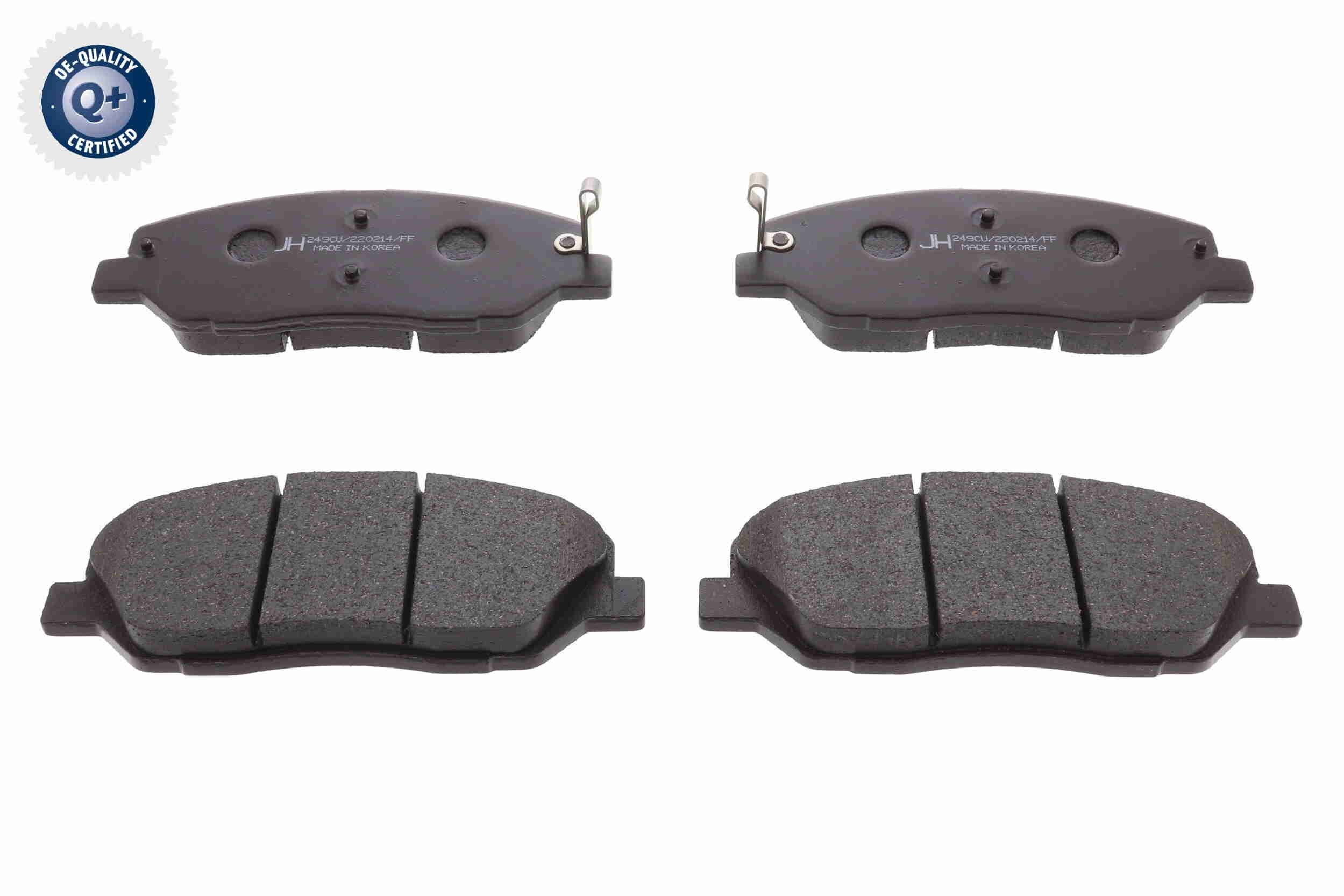 ACKOJA A52-0293: Piduriklotsid Q+, original equipment manufacturer quality Esisild