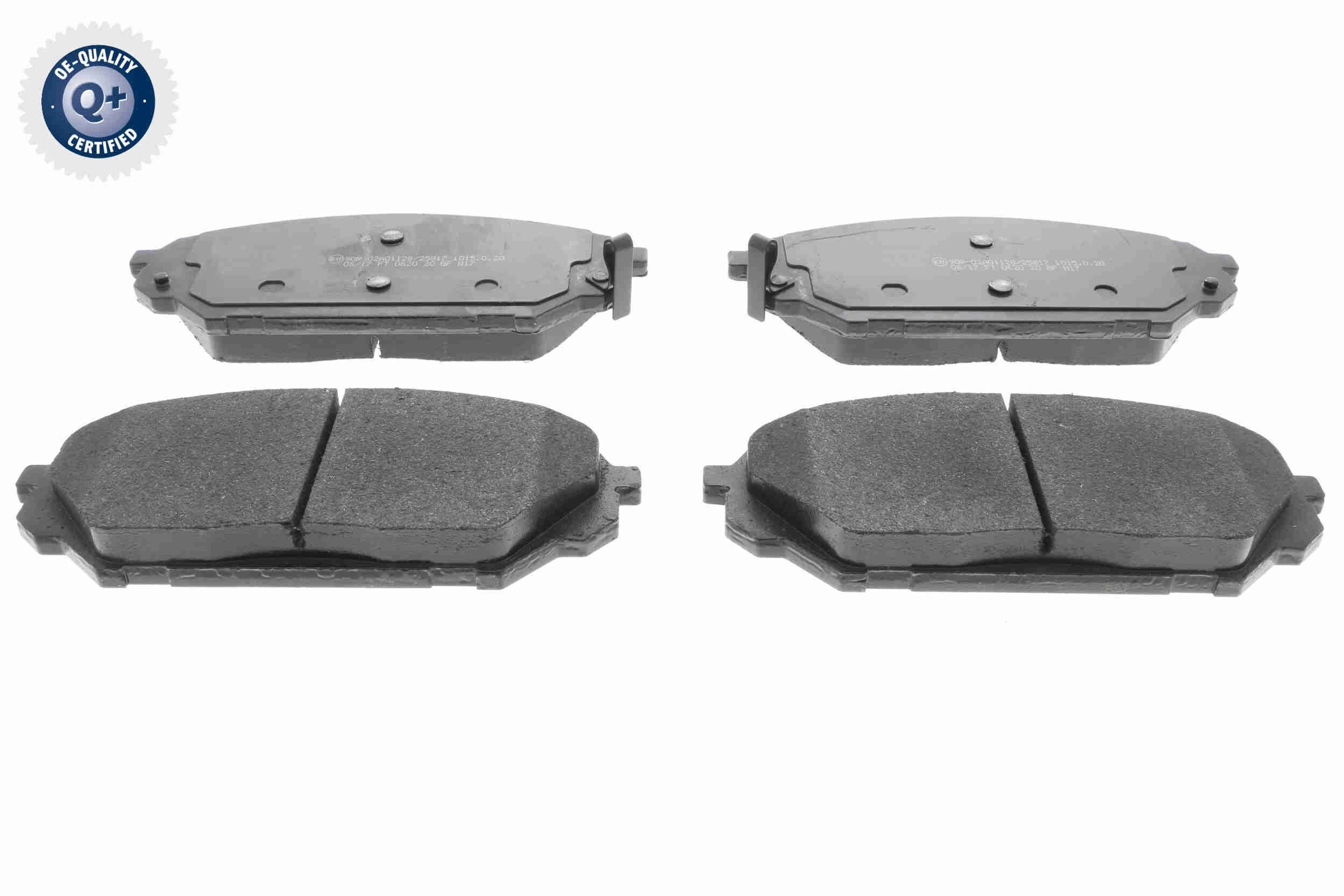 ACKOJA A52-0295: Plăcuțe de frână Q+, original equipment manufacturer quality punte fata