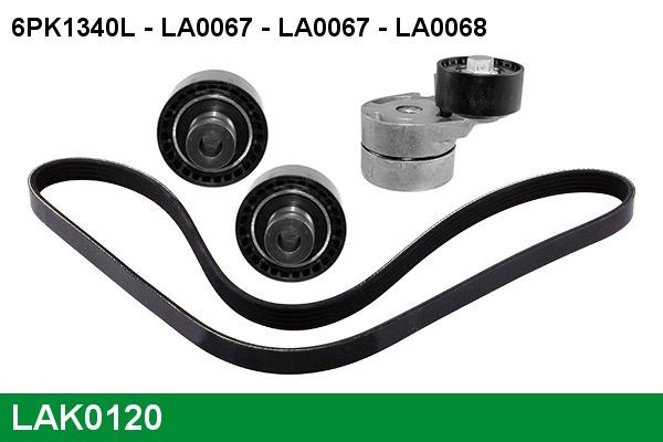 LUCAS LAK0120: Soonrihmakomplekt