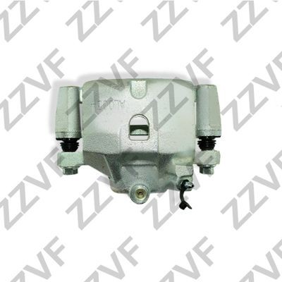 ZZVF ZVCT010: Pinza freno Assale anteriore Sx, dietro l'assale, con supporto