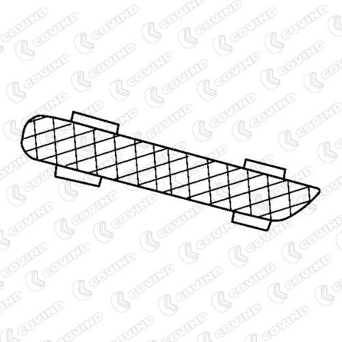 COVIND SCR/ 89: Grila ventilatie, bara protectie stanga