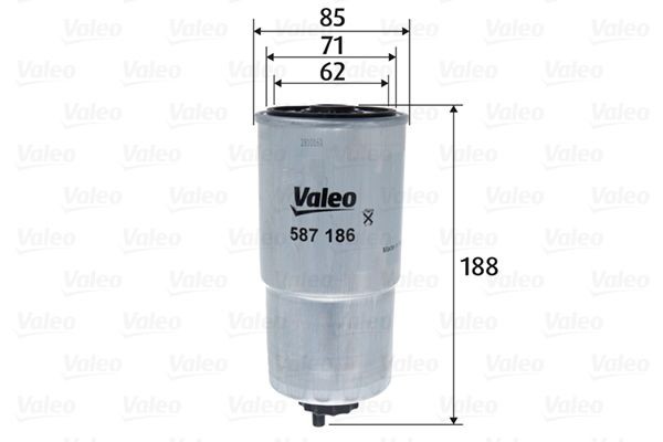 VALEO 587186: Filtru combustibil