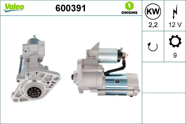 VALEO 600391: Alternator VALEO ORIGINS NEW OE TECHNOLOGY