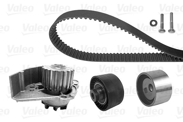 VALEO 614701: Bomba de água + kit de correia dentada N.º dentes: 136, com juntas