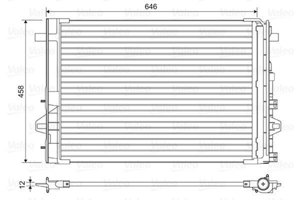 VALEO 814035: Condensator, climatizare fara uscator