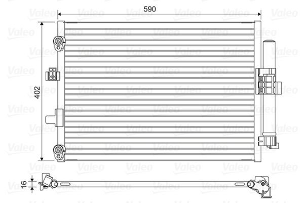 VALEO 814194: Condensator, climatizare cu uscator
