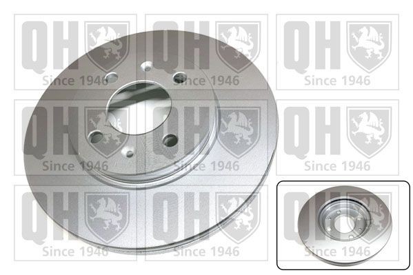 QUINTON HAZELL BDC6102: Disco de freno Ø: 256mm, ventilado, Ø: 256mm