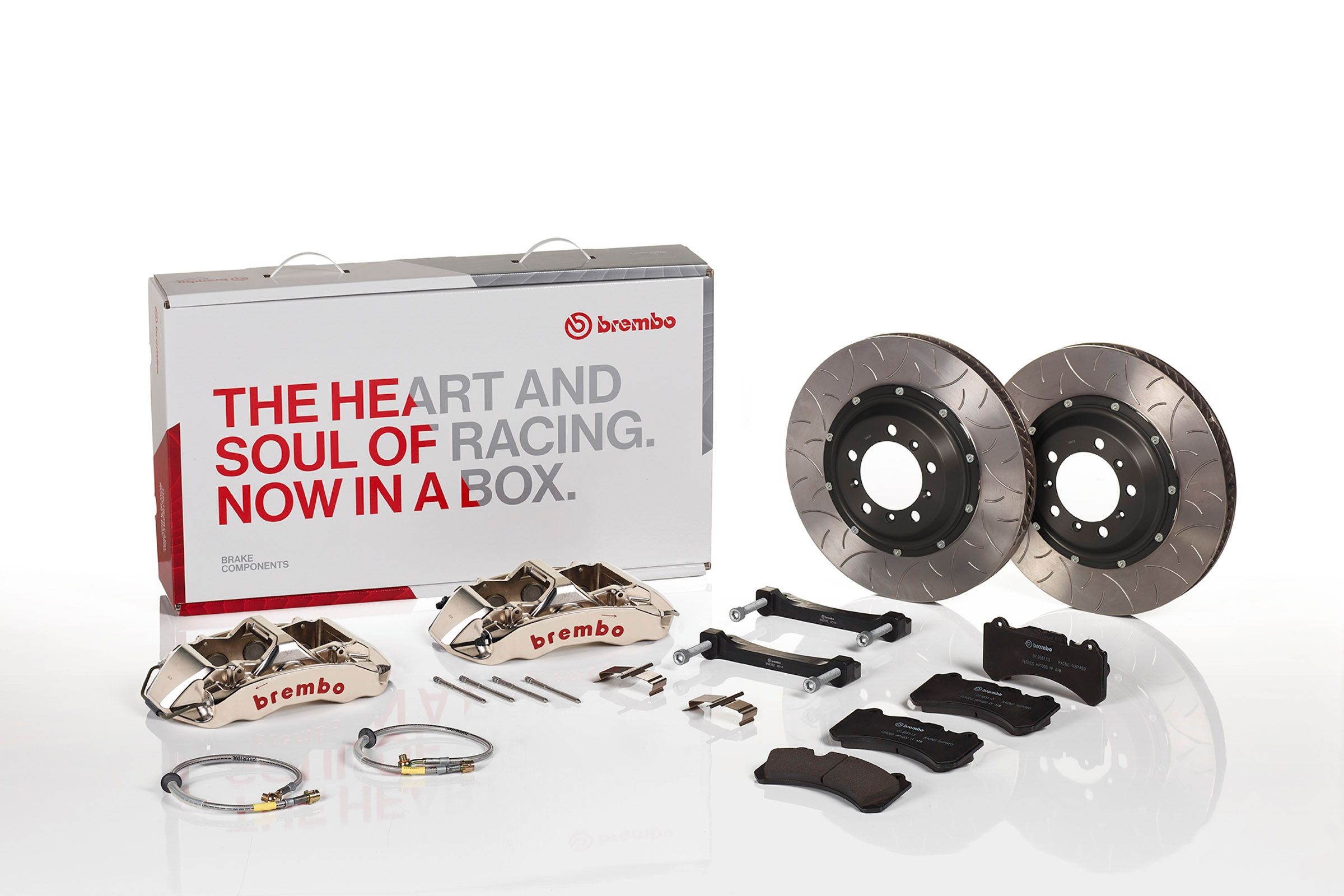 BREMBO F 85 393: Etrier de frână ESSENTIAL LINE in spatele puntii, Axa fata dreapta