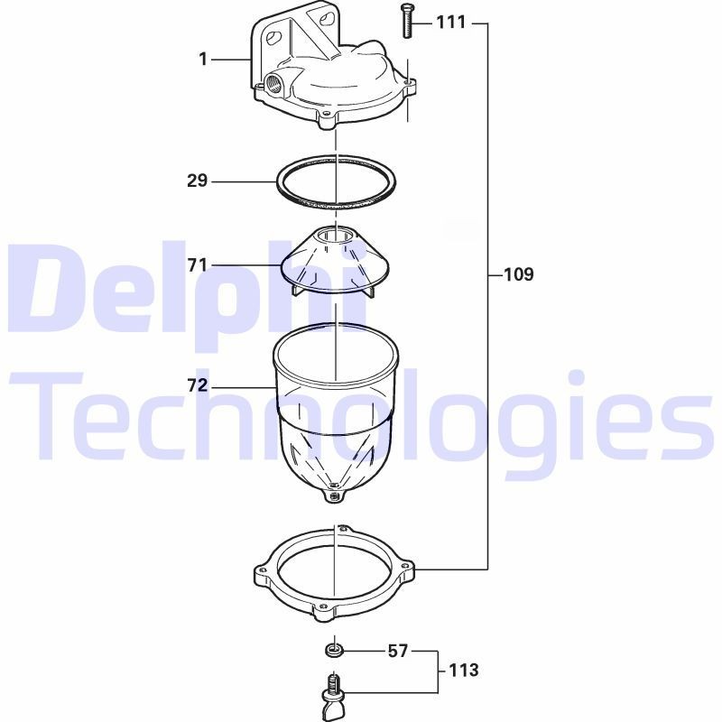 DELPHI 6407-603: Kabelreparasjonssett, hjulturtallsensor