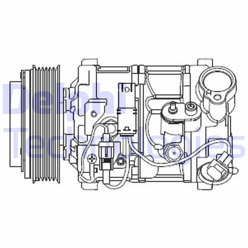 DELPHI CS20545: Kondicionieriaus kompresorius