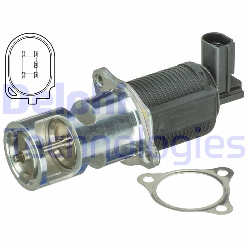 DELPHI EG10402-12B1: EGR-klapp