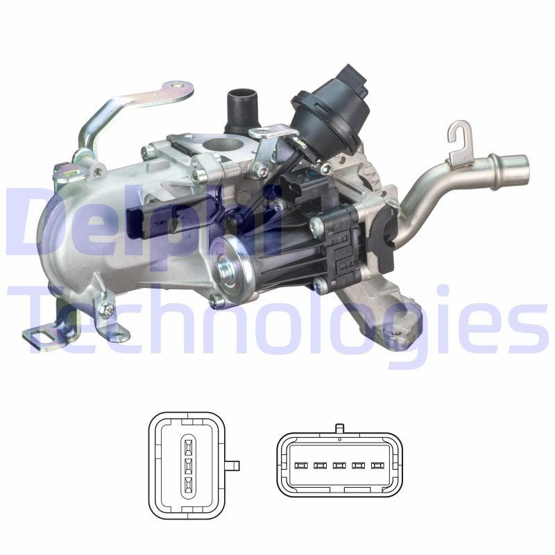 DELPHI EG10452-12B1: EGR-klapp