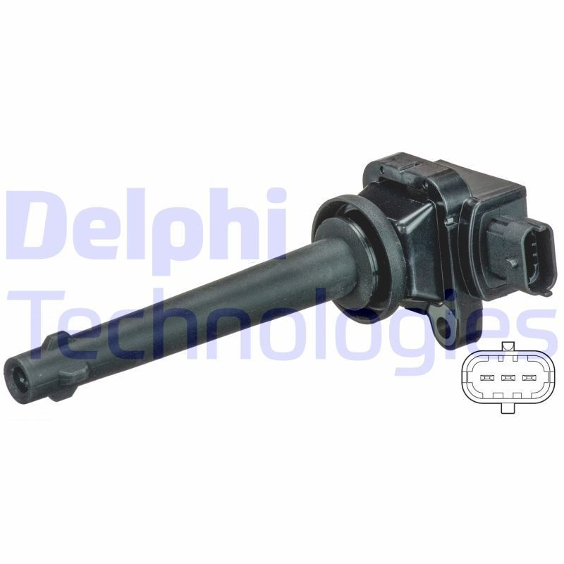 DELPHI GN10800-12B1: Süütepool 12V, 3-poolsus
