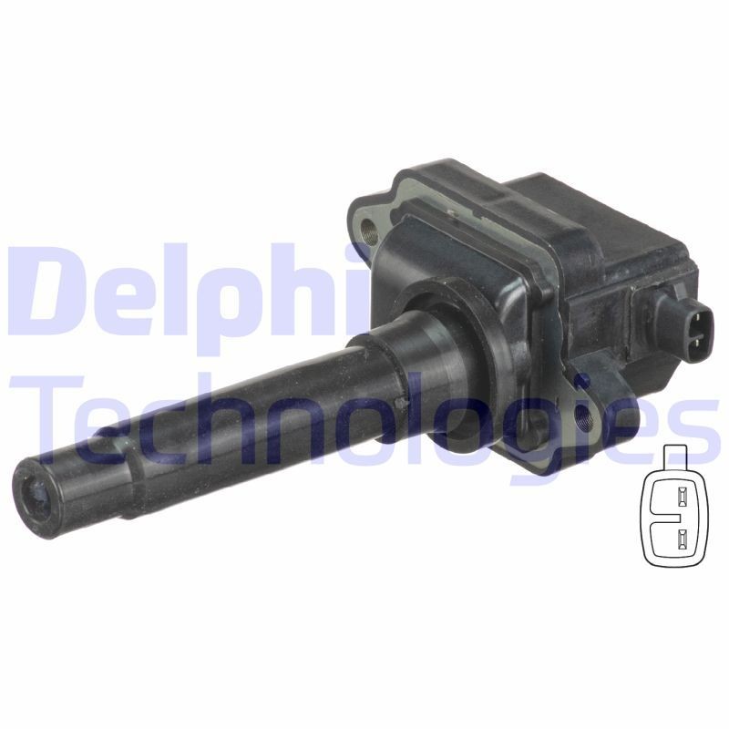 DELPHI GN10808-12B1: Süütepool 12V, 2-poolsus