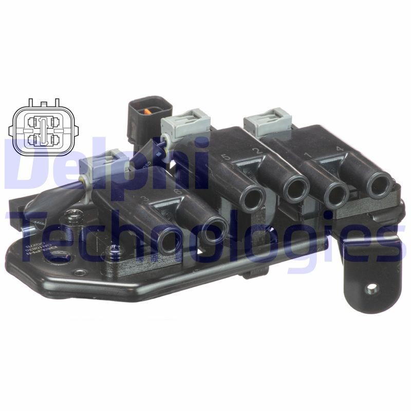 DELPHI GN10835-12B1: Πολλαπλασιαστής 12V, 4πόλων