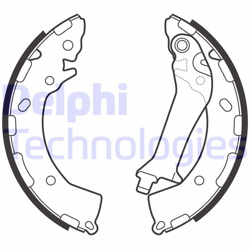 DELPHI LS2150: Piduriklotside komplekt