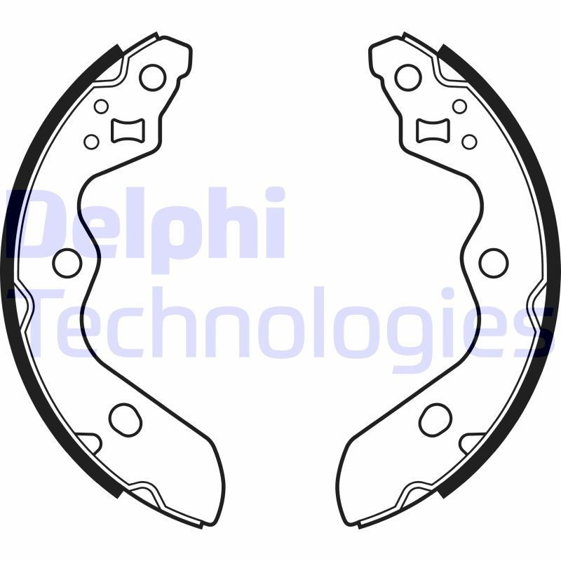 DELPHI LS2156: Set saboti frana