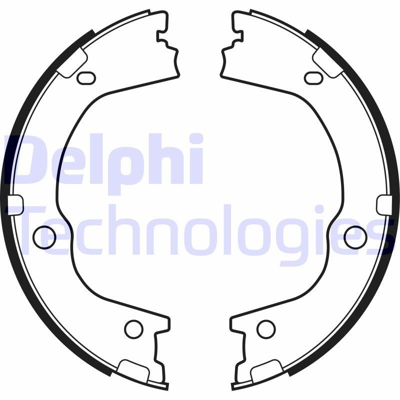 DELPHI LS2159: Piduriklotside komplekt, seisupidur
