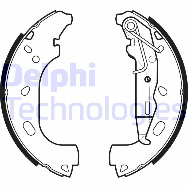 DELPHI LS2167: Piduriklotside komplekt
