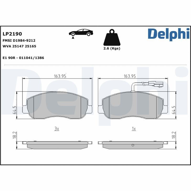 DELPHI SS11251: Andur, väntvõll