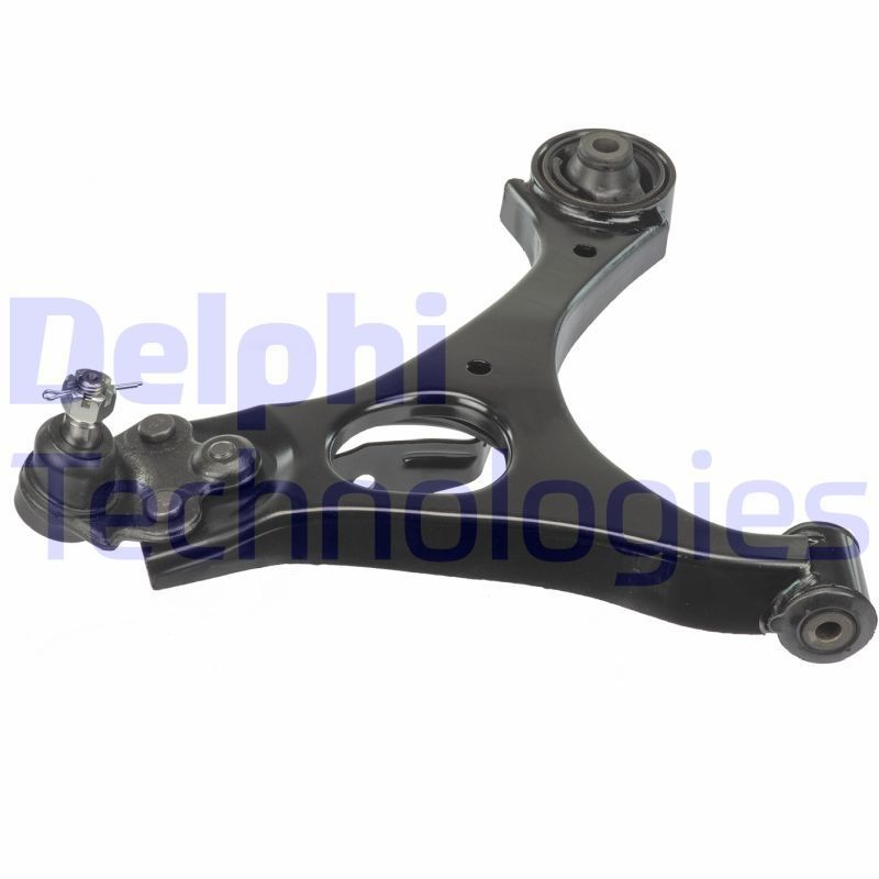 DELPHI TC3751: Bras de suspension gauche, inférieur, Tôle d'acier, avec rotule de suspension