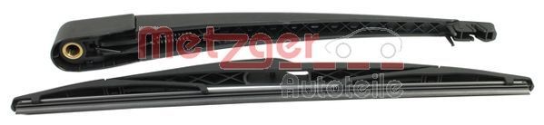 METZGER 2190416: Brat stergator, parbriz spate, cu capac, cu lama stergator integrata