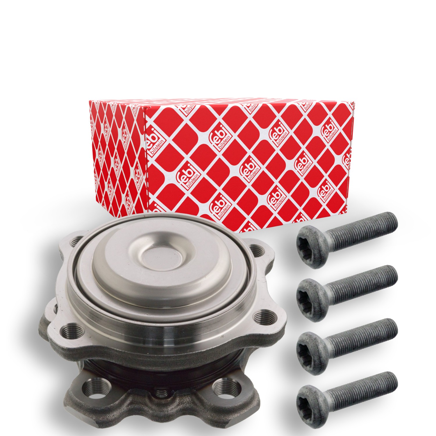 FEBI BILSTEIN 103943: Set rulment roata Axa fata stanga, Axa fata dreapta, cu material de atașare/fixare, Lagar roata integrat in butuc roata, cu material de prindere